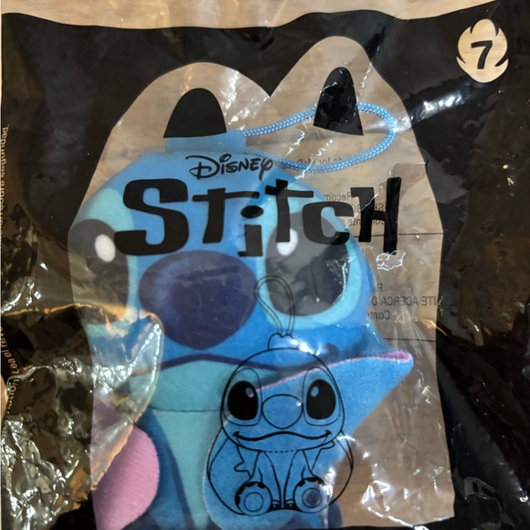 Disney McDonald's Stitch Disney Happy Meal Plush Toy 2022 New - Picture 5 of 5